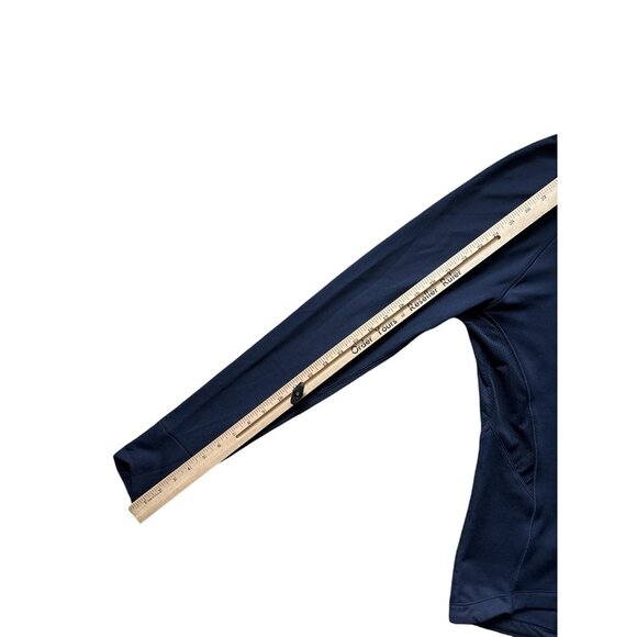 Notre Dame Fighting Irish Jacket Womens Small Navy College Football Quarter Zip - Picture 4 of 9